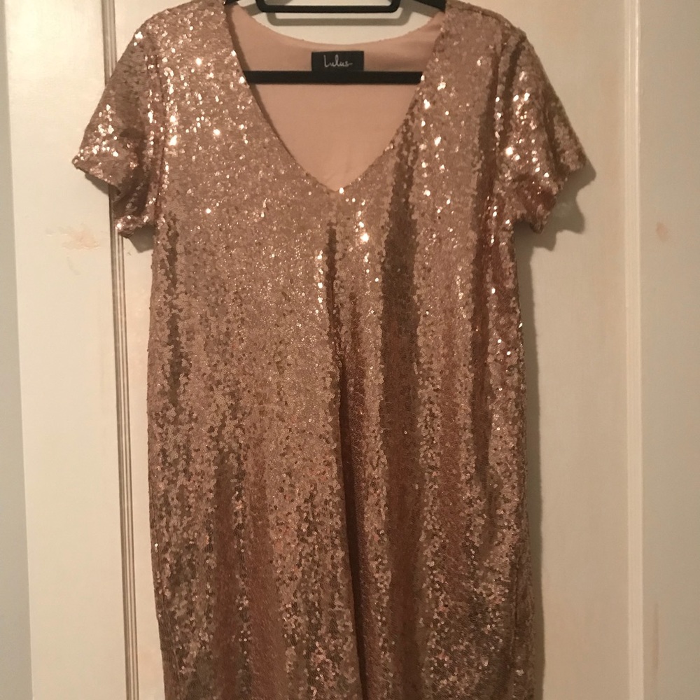 Lulu’s sequin mini-dress